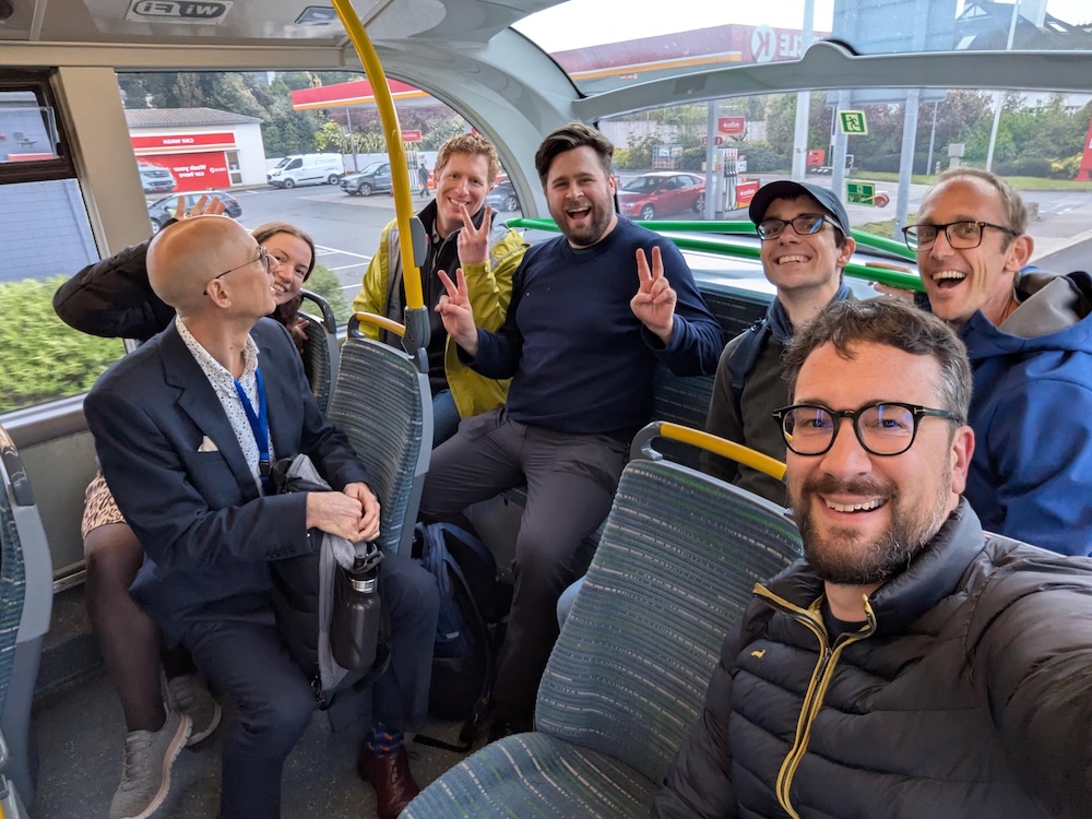 Bus to dinner