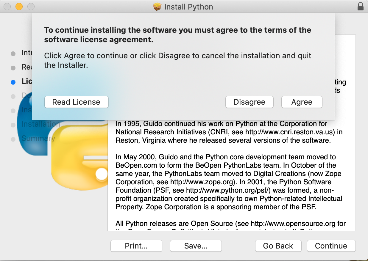 how to open python on mac